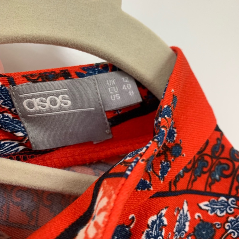 ASOS Mod Floral Mini Dress - Picture 2 of 4